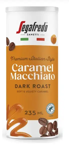 Segafredo Caramel Macchiato coffee drink 235ml