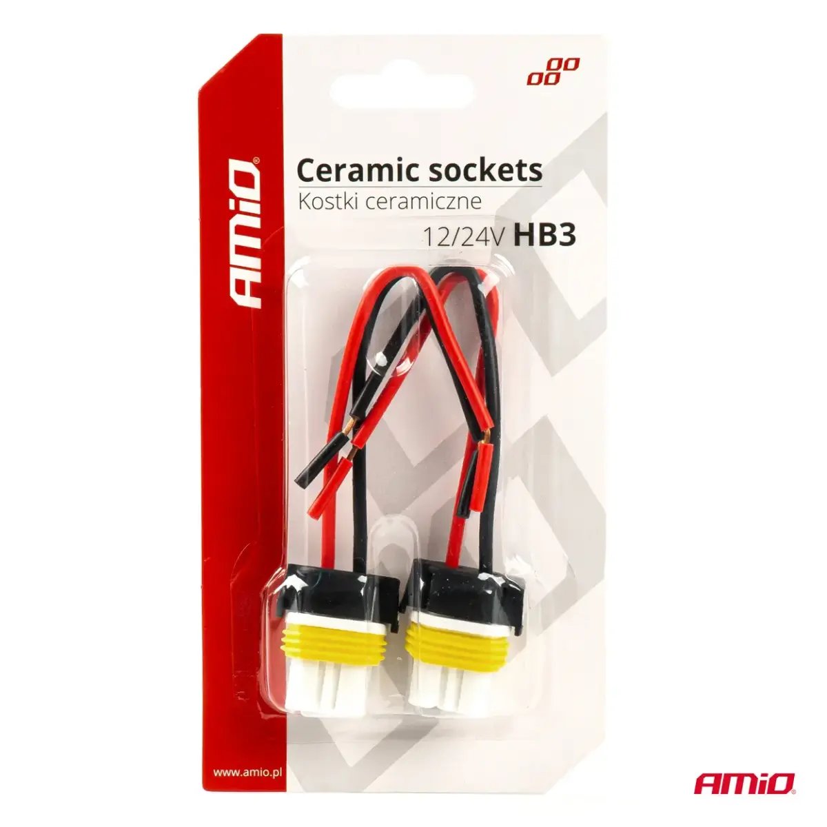 Ceramic sockets 2 pcs HB3 9005