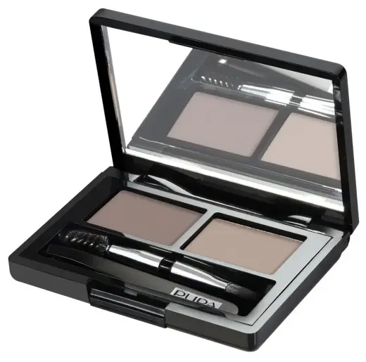 Eyebrow Design Set - 001 Blond by Pupa Milano for Women - 3 Pc 0.039oz Eyebrow, Brush, Tweezers