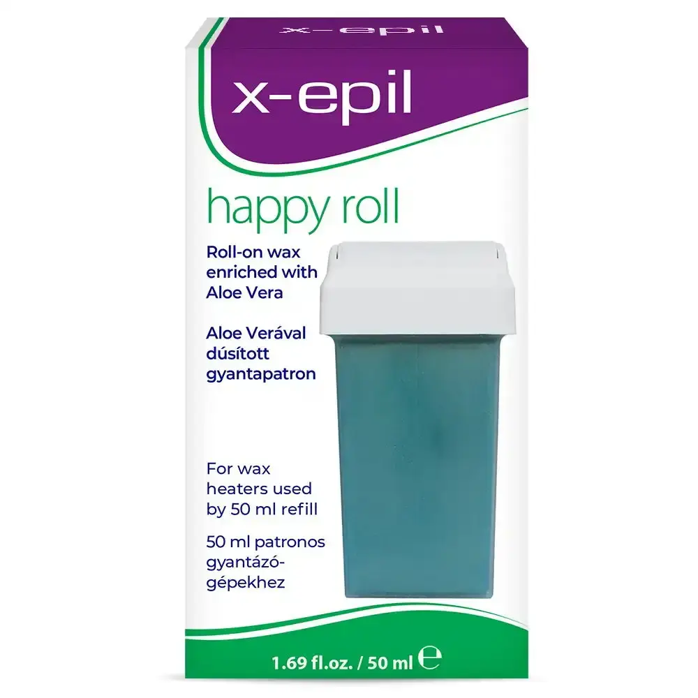 X-Epil, Happy Roll, Aloe Vera, Silky Finish, Depilatory Wax, Body, 50 ml