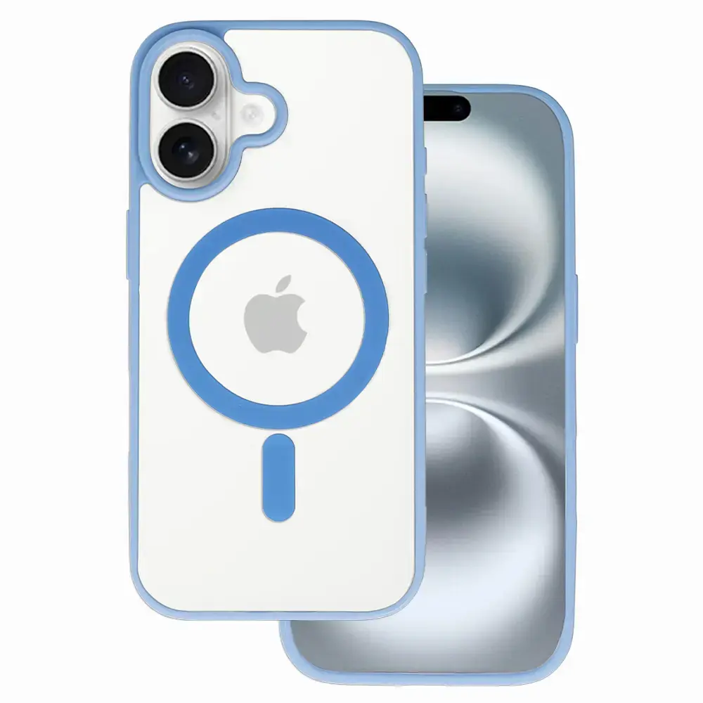 Acrylic Color Magsafe Case for Iphone 17 light blue