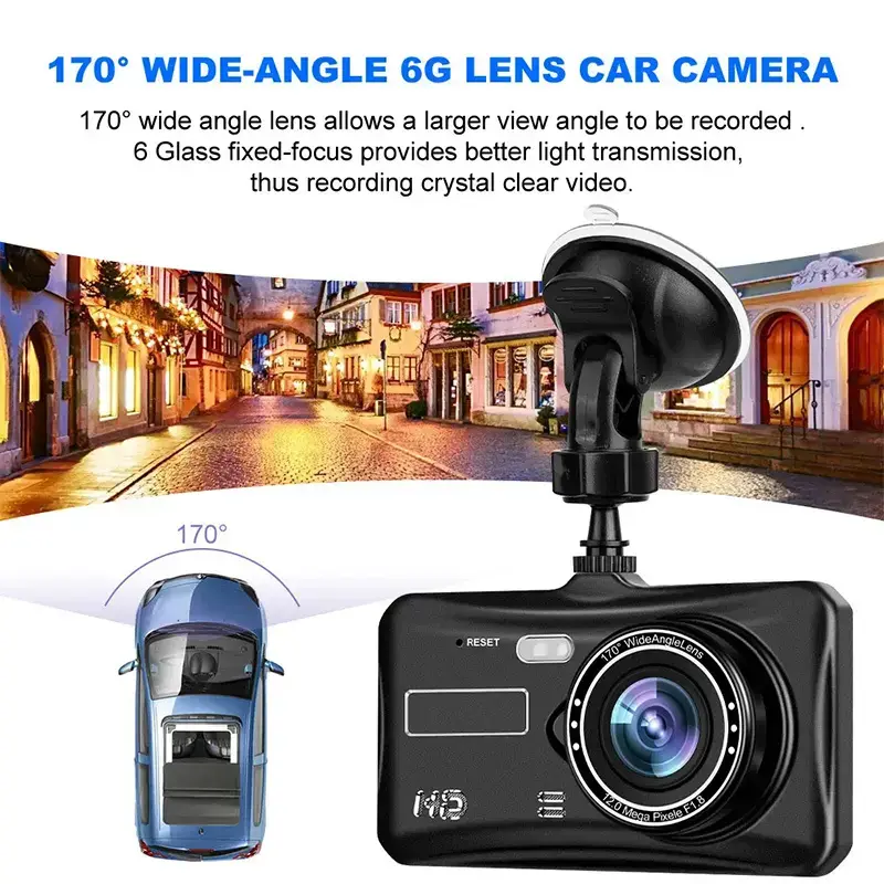 Car Dash Cam DVR-03 4,0 inches + rear camera