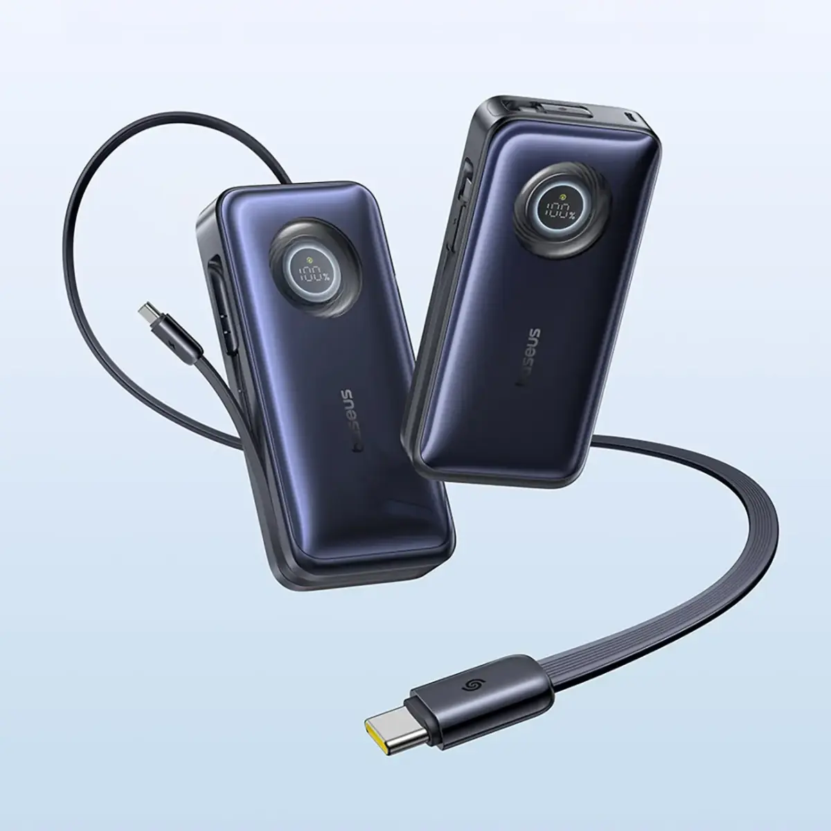 Baseus EnerCore CR11 ārējais akumulators (powerbank) | 20 000 mAh | 100W | USB-C | melns