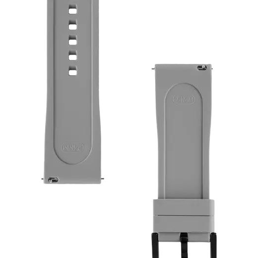 Tactical universāla viedpulksteņa siksniņa priekš (24 mm) | silikons | pelēka