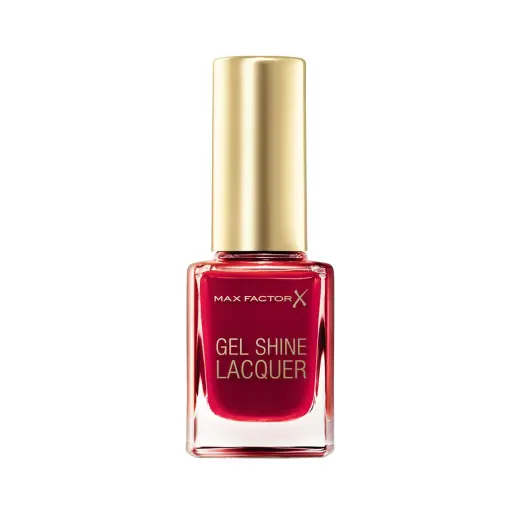Max Factor, Gel Shine Lacquer, Top Coat, Nail Polish, 50, Radiant Ruby, 11 ml