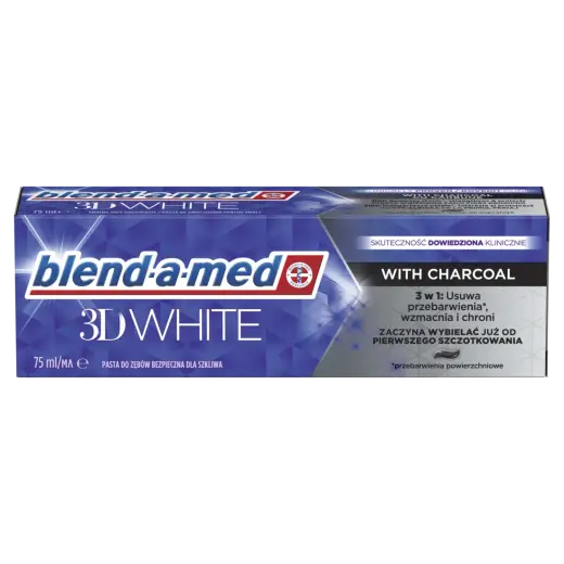 Blend-a-Med 3D WHITE CHARCOAL zobu pasta 75ml