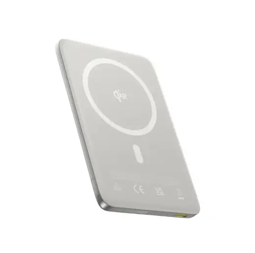 LiPo PowerBank 10000mAh 27W wireless Qi2 charger, with magnet Magsafe Titanium Ultra-slim PicoGo AM41 BASEUS