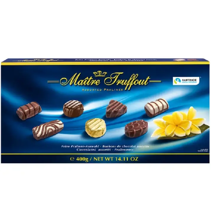 Pralinē konfekšu kārba MAITRE TRUFFOUT, 400g
