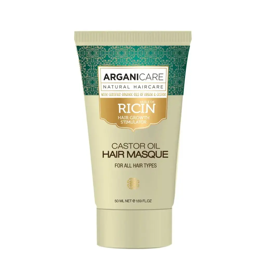 Arganicare, Castor Oil, Hair Treatment Cream Mask, For Growth Stimulation, 50 ml
