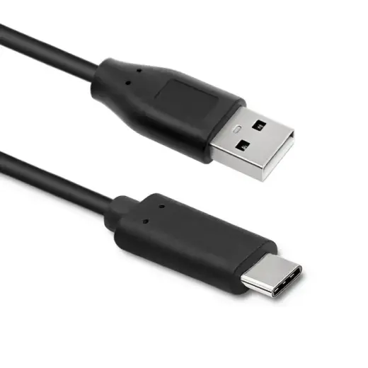 Qoltec datu pārraides un uzlādes vads | USB-C uz USB-A | 1.5m