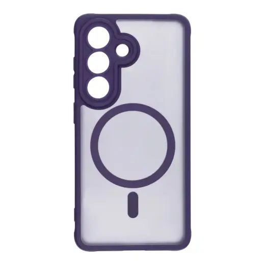 Full Matte Mag phone case with MagSafe support for Samsung Galaxy S26 (S942) purple
