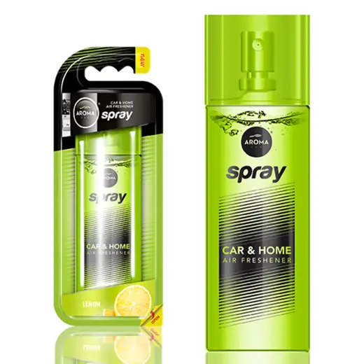 Car air freshener AROMA SPRAY LEMON
