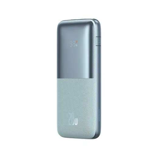 Powerbank Baseus Bipow Pro 10000mAh, 2xUSB, USB-C, 20W (синий)