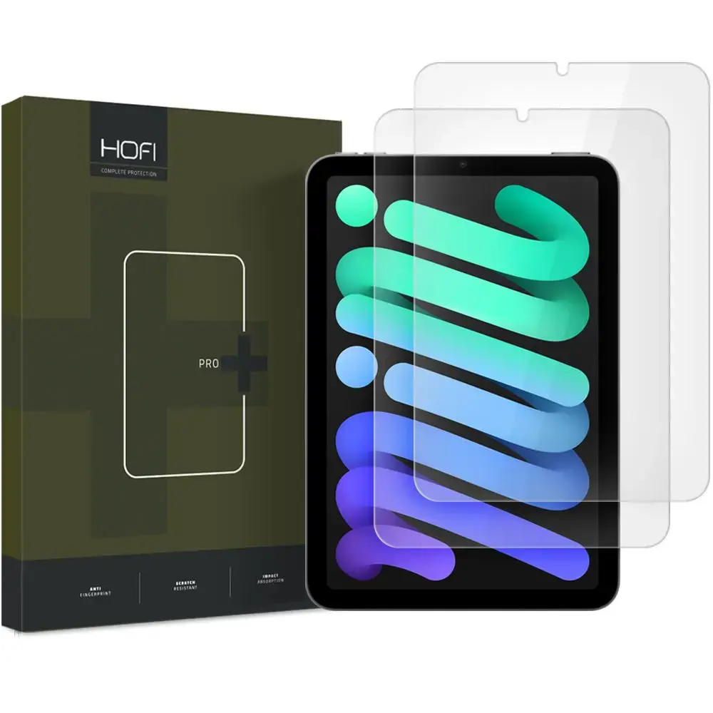 TEMPERED GLASS HOFI GLASS PRO+ 2-PACK IPAD MINI 8.3 6 | 7 2021 | 2024 CLEAR
