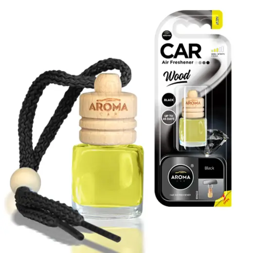 Car air freshener AROMA WOOD BLACK