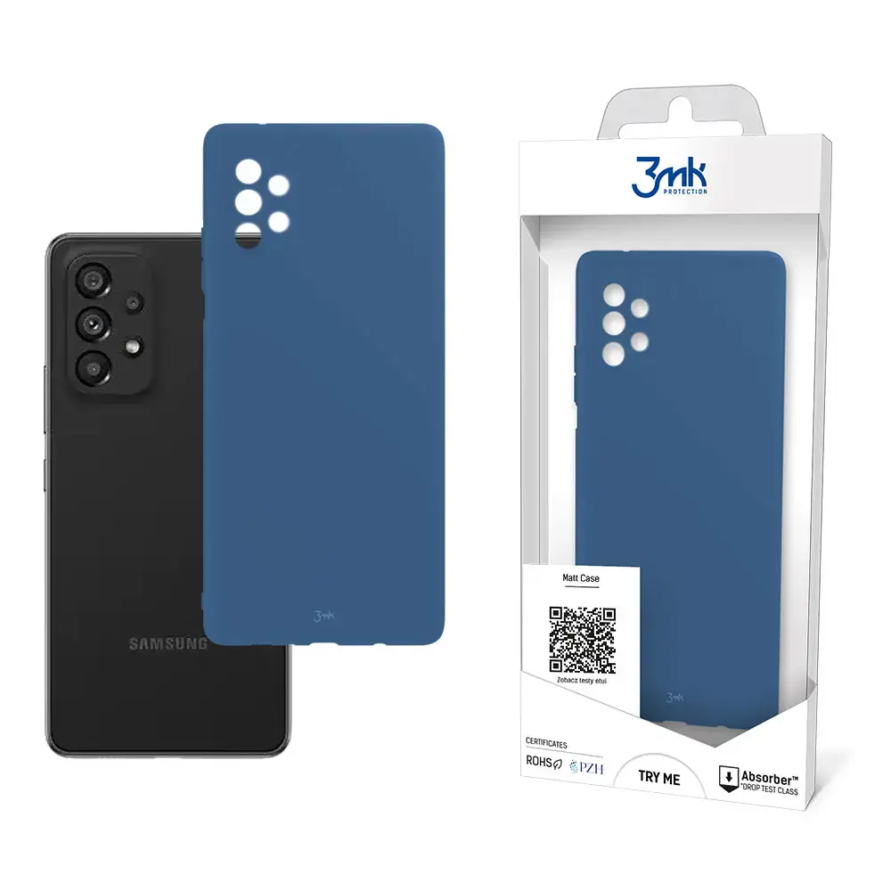 Samsung Galaxy A53 5G - 3mk Matt Case blueberry