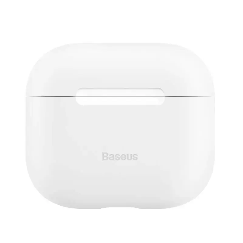 Baseus Super Thin Silica Gel Case For Apple AirPods 3 (white)