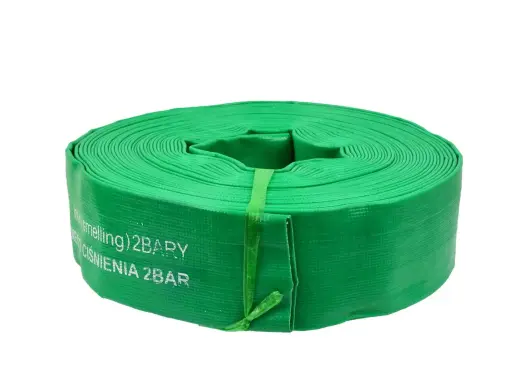 Lõhnatu roheline PVC lamevoolik 2"x20m