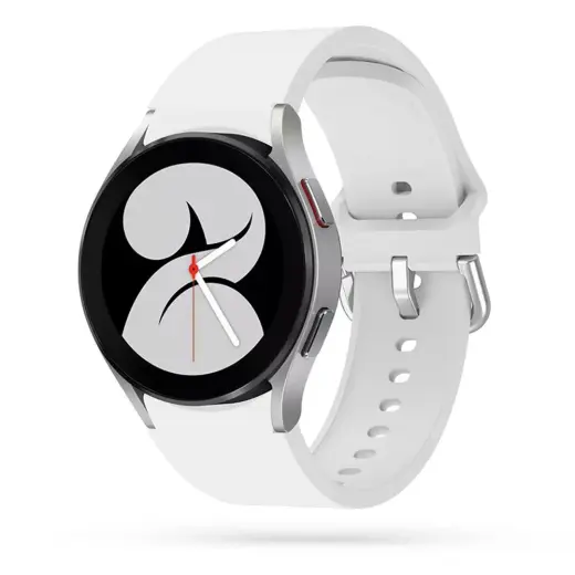 Tech-Protect IconBand išmaniojo laikrodžio dirželis Samsung Galaxy Watch 4/5/5 Pro/6/7/FE | silikoninis | baltas