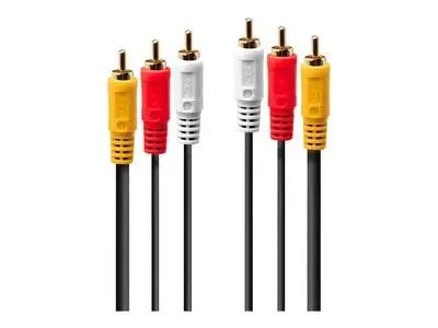 Lindy Premium video | audio cable - composite video | audio - 2 m