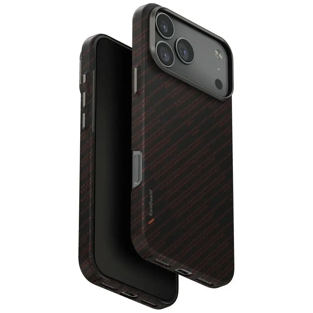 Case UNIQ Keva EDGE for iPhone 17 Pro Max     Magclick Charging orange