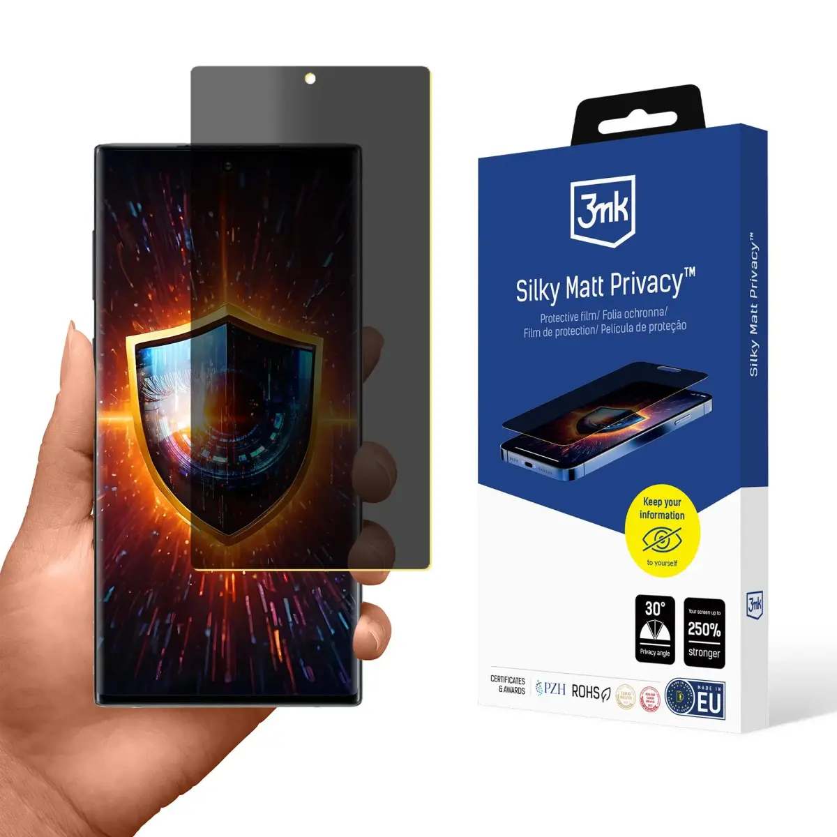 Samsung Galaxy Note 10 - 3mk Silky Matt Privacy