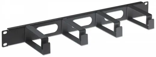 Cable management 1U 4x67mm Rack 19-inches black