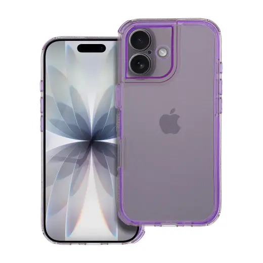 MATRIX CLEAR phone case for iPhone 17 purple