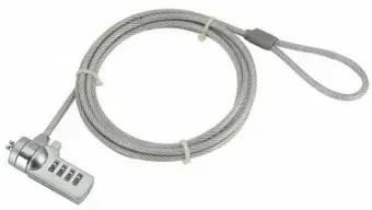 Security cable for Notebook locks 4-digit combination