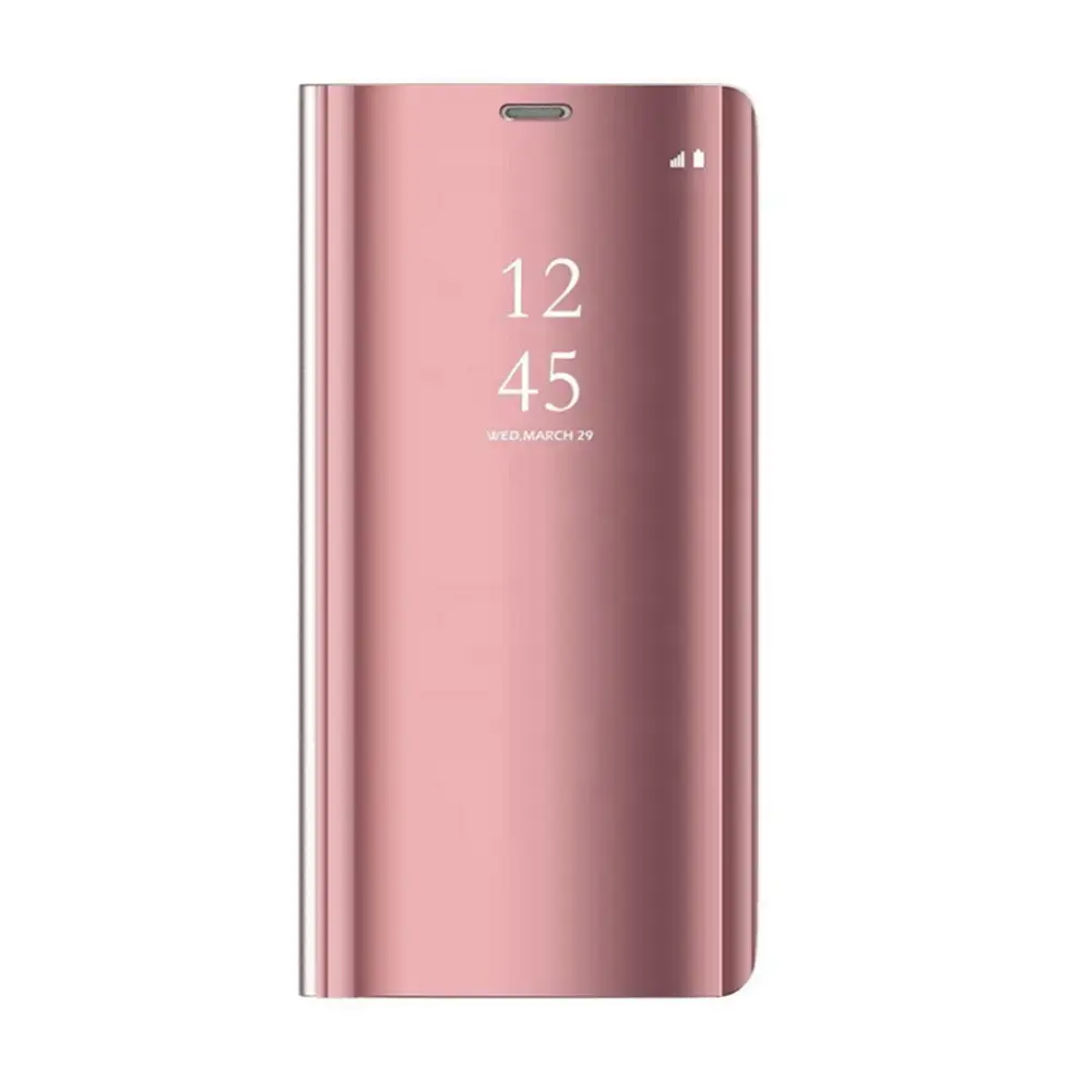 Smart Clear View case for Samsung Galaxy S23 FE pink