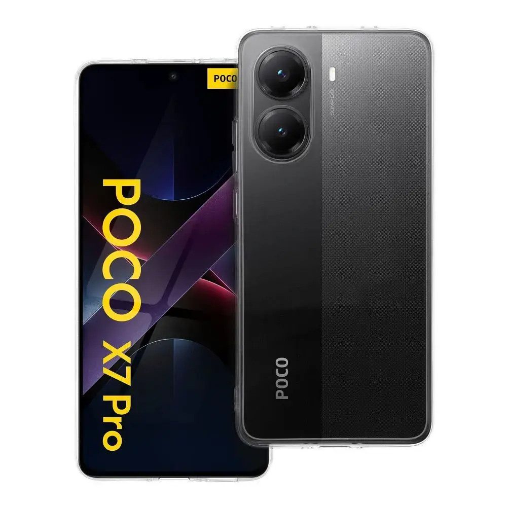CLEAR Case 2 mm for XIAOMI POCO X7 PRO (camera protection) transparent