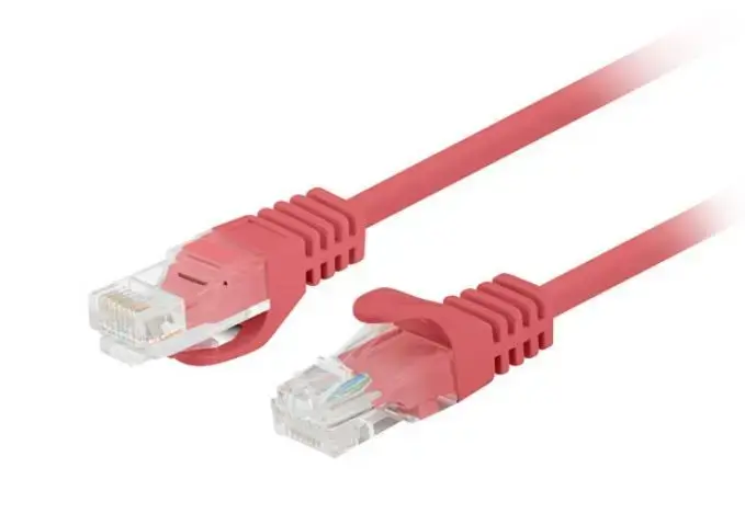 Patchcord cat.5e UTP 3m red 10-pack fluke passed PCU5-20CC-030