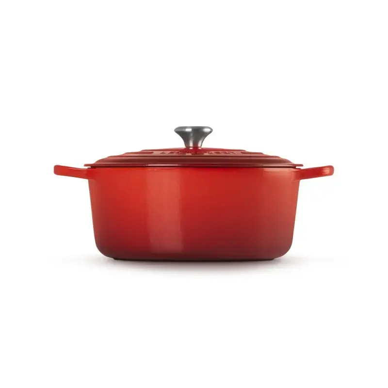 Čuguna katls apaļš Ø34cm / 12L sarkans