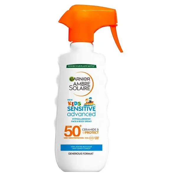 Garnier Ambre Solaire Sensitive Advanced Kids Hypoallergenic Happy Trigger Spray SPF50+ 270 Ml