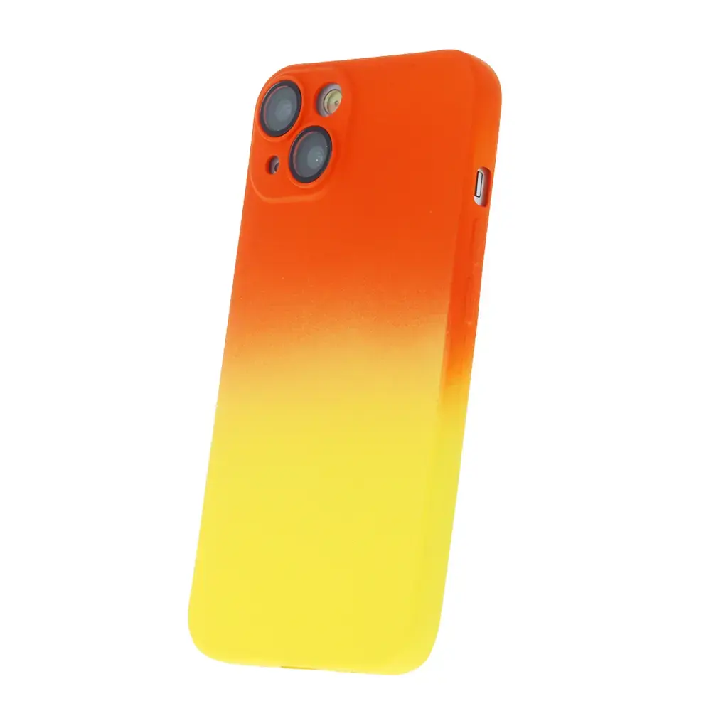 Fusion Neogradient 1 case silikona aizsargapvalks Apple iPhone 7 | 8 | SE 2020 | 2022 oranžs dzeltens