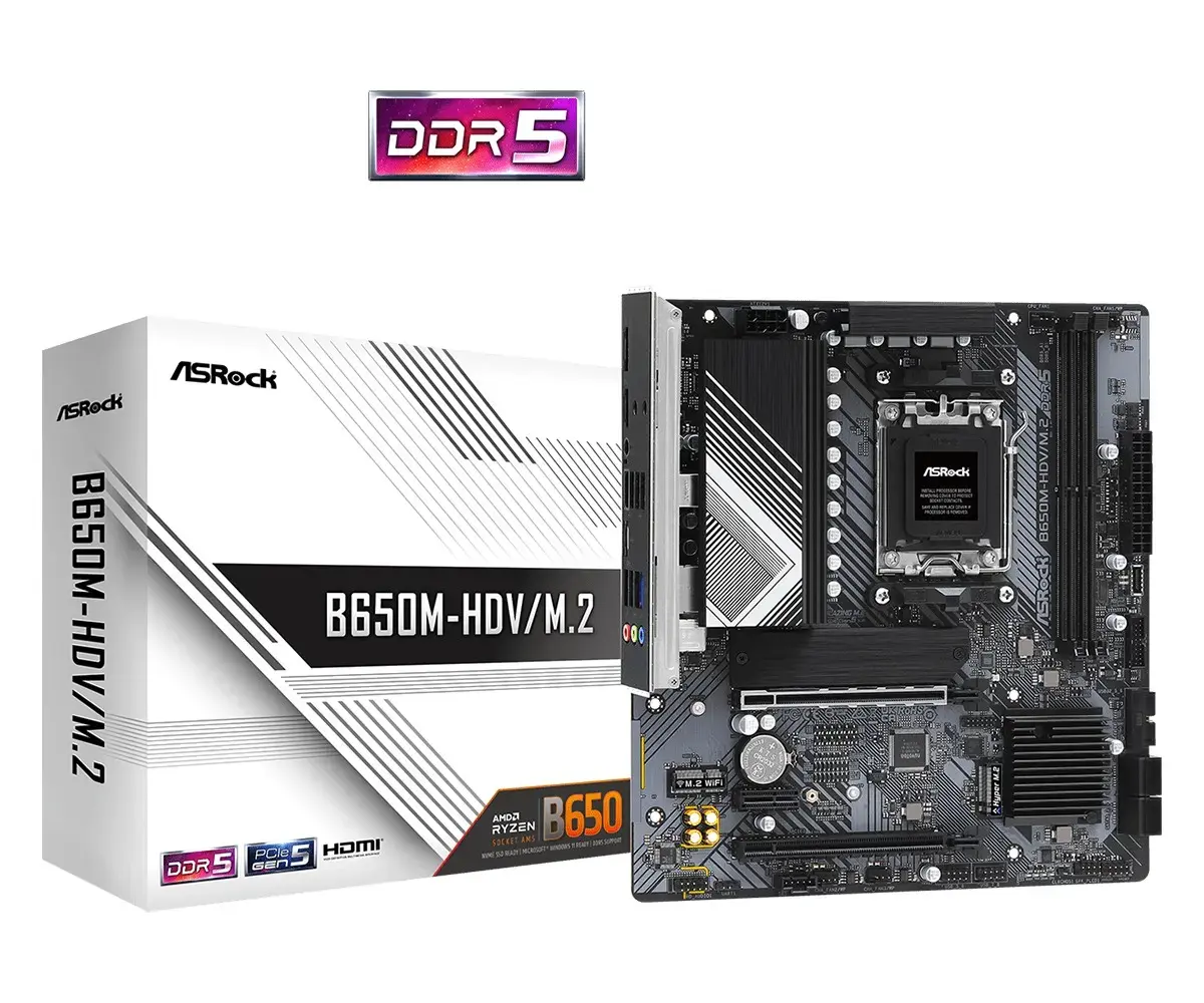 B650M-HDV|M.2 AM5 2DDR5 HDMI|DP mATX