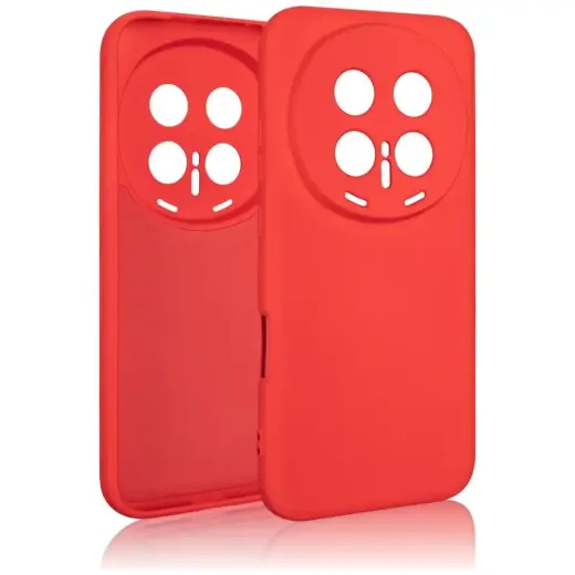 Etui Beline Silicone Honor Magic 8 Pro   czerwony