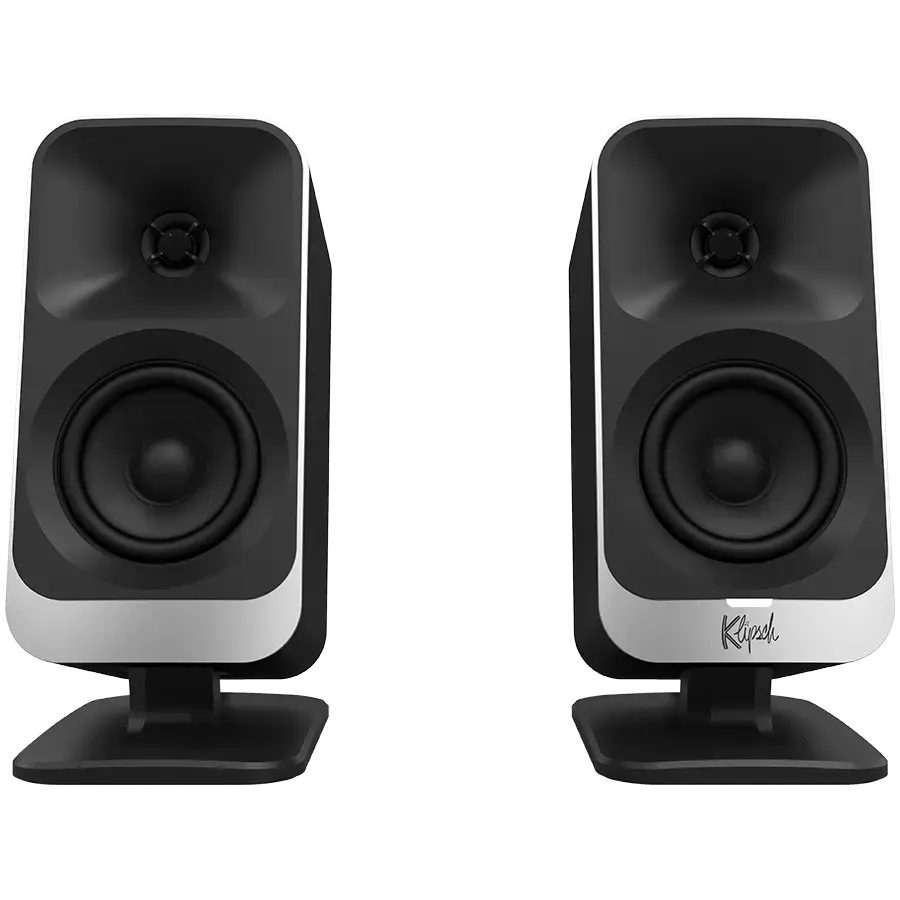Klipsch ProMedia Lumina 2.1 Gaming Audio System with Subwoofer and LED Lighting Effects Built-in, Black