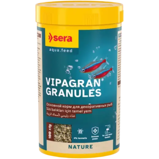 Barība zivīm : Sera Vipagran, 1000ml (300g)