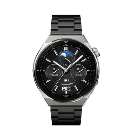 Forcell F-Design nutikella rihm Samsung Galaxy Watch (20 mm) jaoks | roostevaba teras | must