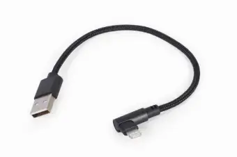 Gembird data transfer and charging cable | USB-A to Lightning | 0.2m | black