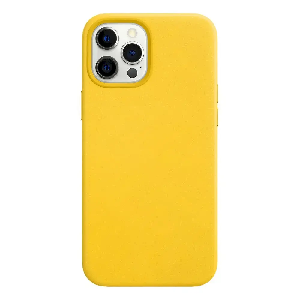 Fusion eco leather case for Apple iPhone 12 Mini yellow