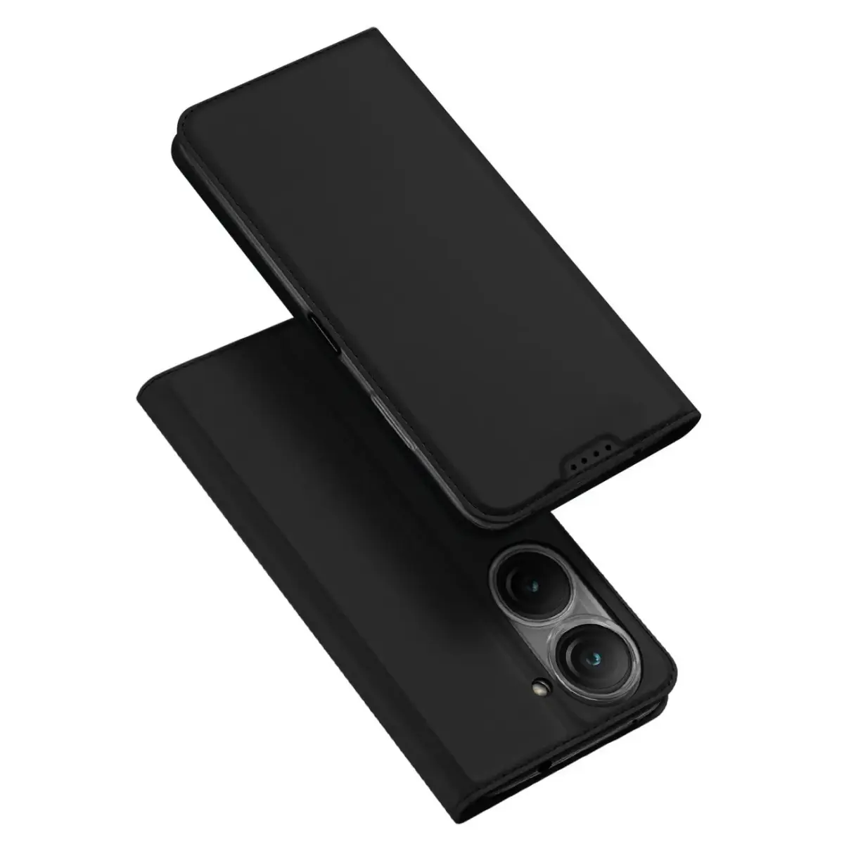 Чехол для телефона Dux Ducis Skin Pro для Asus Zenfone 9 flip cover card wallet stand черный