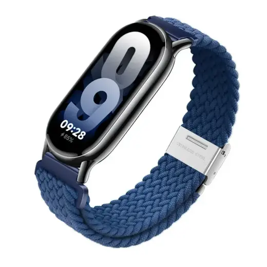Strap to Mi Band 8 Xiaomi Forcell F-Design FX5 polyester fiber buckle navy