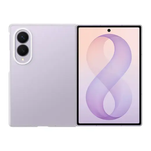 Samsung Clear maciņš telefonam Samsung Galaxy Z Fold 8 (F971) caurspīdīgs (komplektā aizsargplēve)