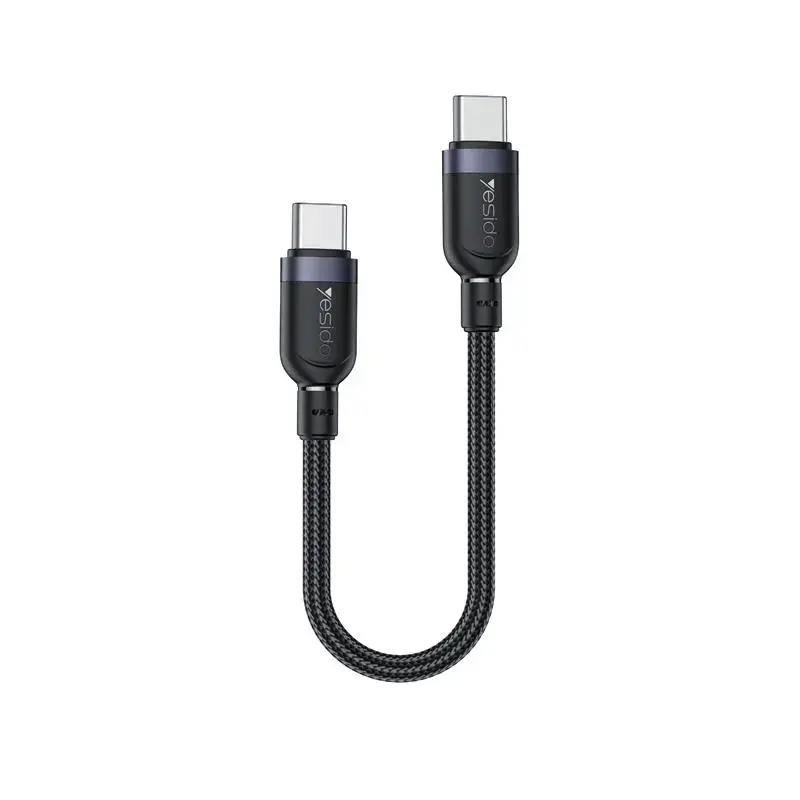 YESIDO CABLE CA188 60W TYPE-C/TYPE-C 0.3M 3A BLACK