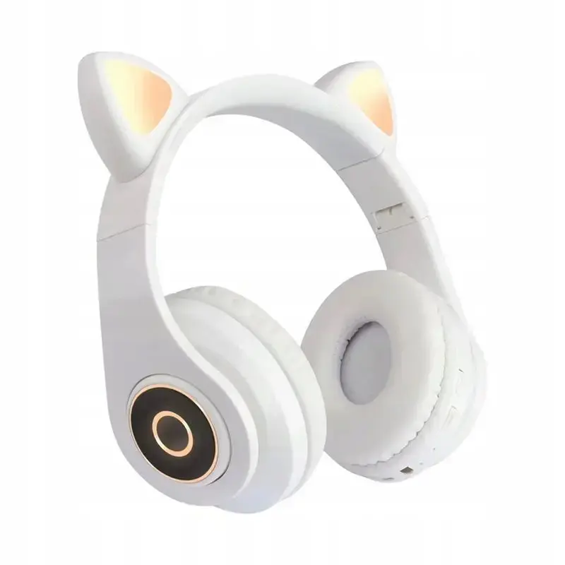 BLUETOOTH HEADPHONES B39 CAT EARS WHITE