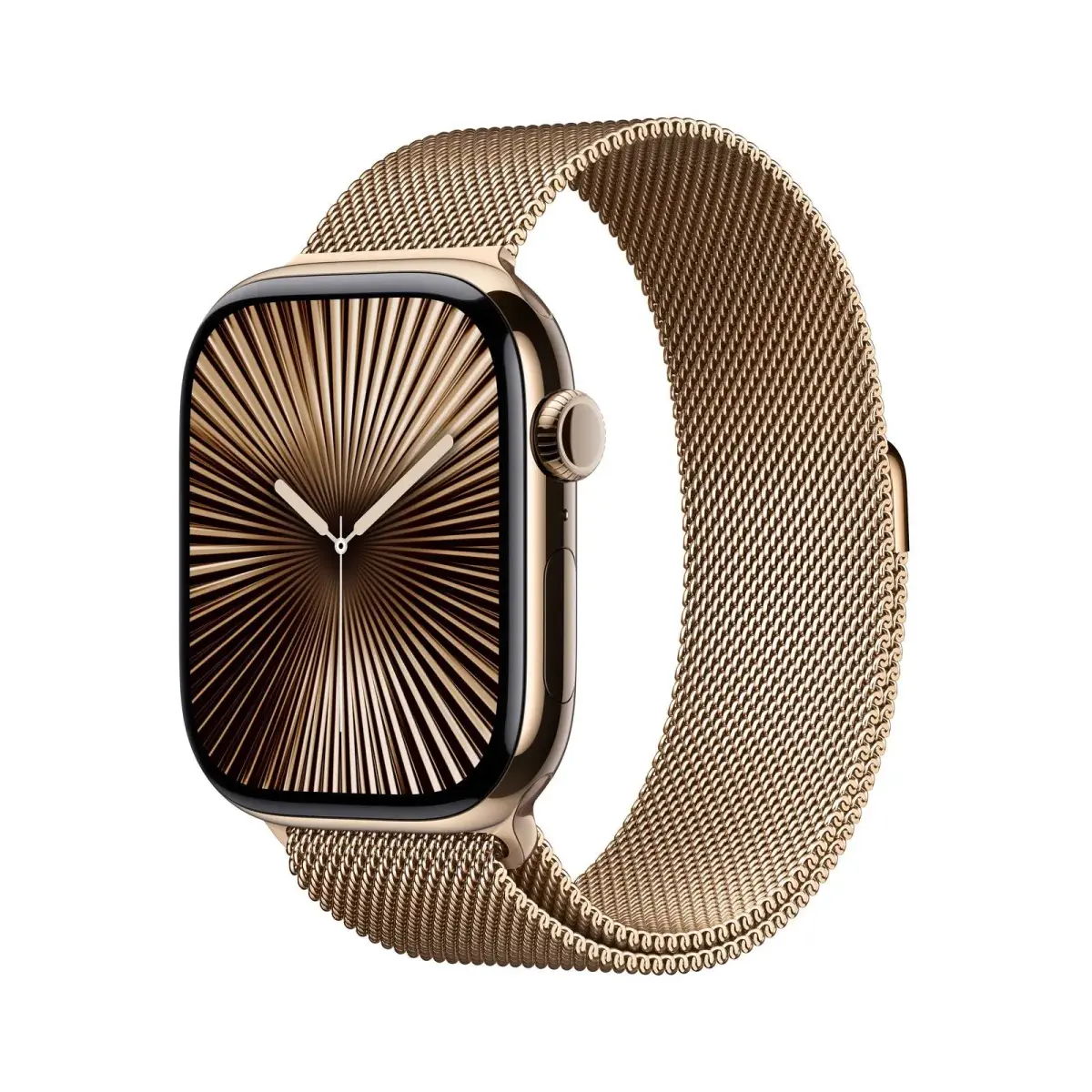 Apple Watch Series 10 Titan Gold (GPS + Cellular) 46mm (Milanaise Armband gold) M|L