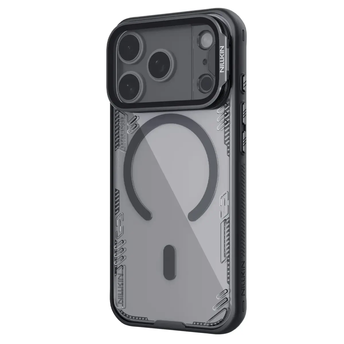 Nillkin Iceblade Prop maciņš ar statīvu un MagSafe atbalstu telefonam iPhone 17 Pro melns