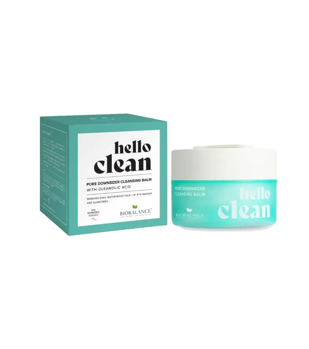 Bio Balance, Hello Clean Pore Downsizer, Cleansing & Purifying, Cleansing Balm, For Face & Eyes, 100 ml